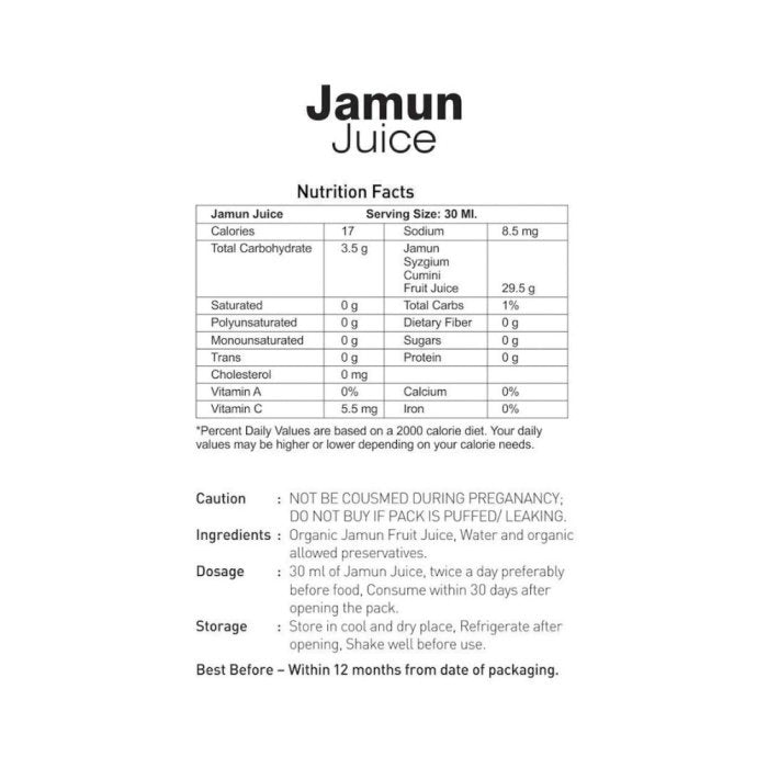 Natureland Organics Jamun (Black Plum) Juice