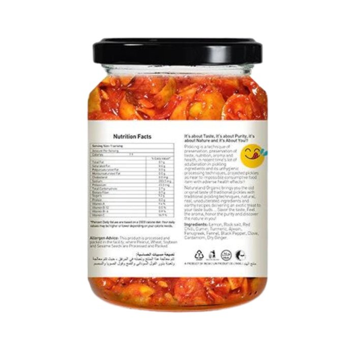 Natureland Organics Lemon Pickle