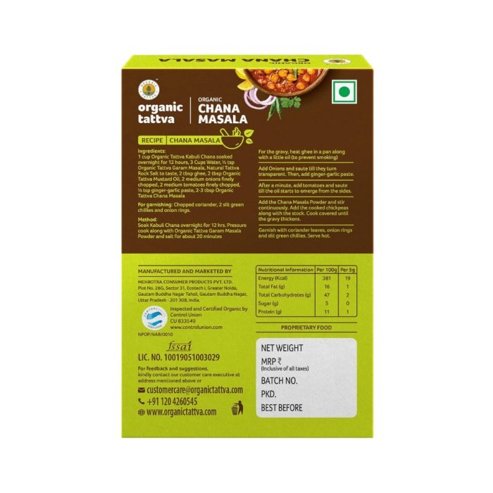 Organic Tattva Organic Chana Masala