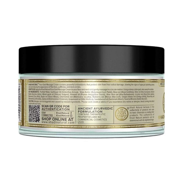 Khadi Naturals Face Gold Massage Cream