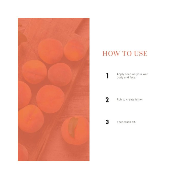 Khadi Naturals Peach Soap