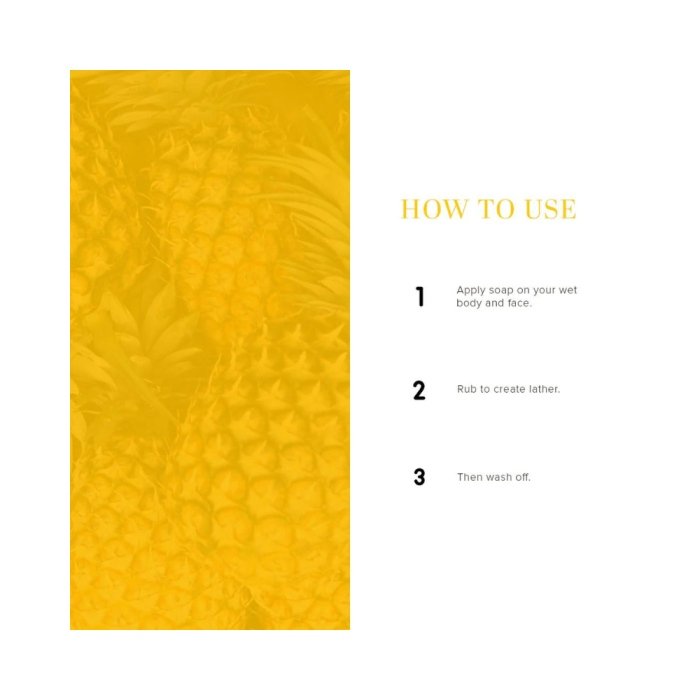 Khadi Naturals Pineapple Soap