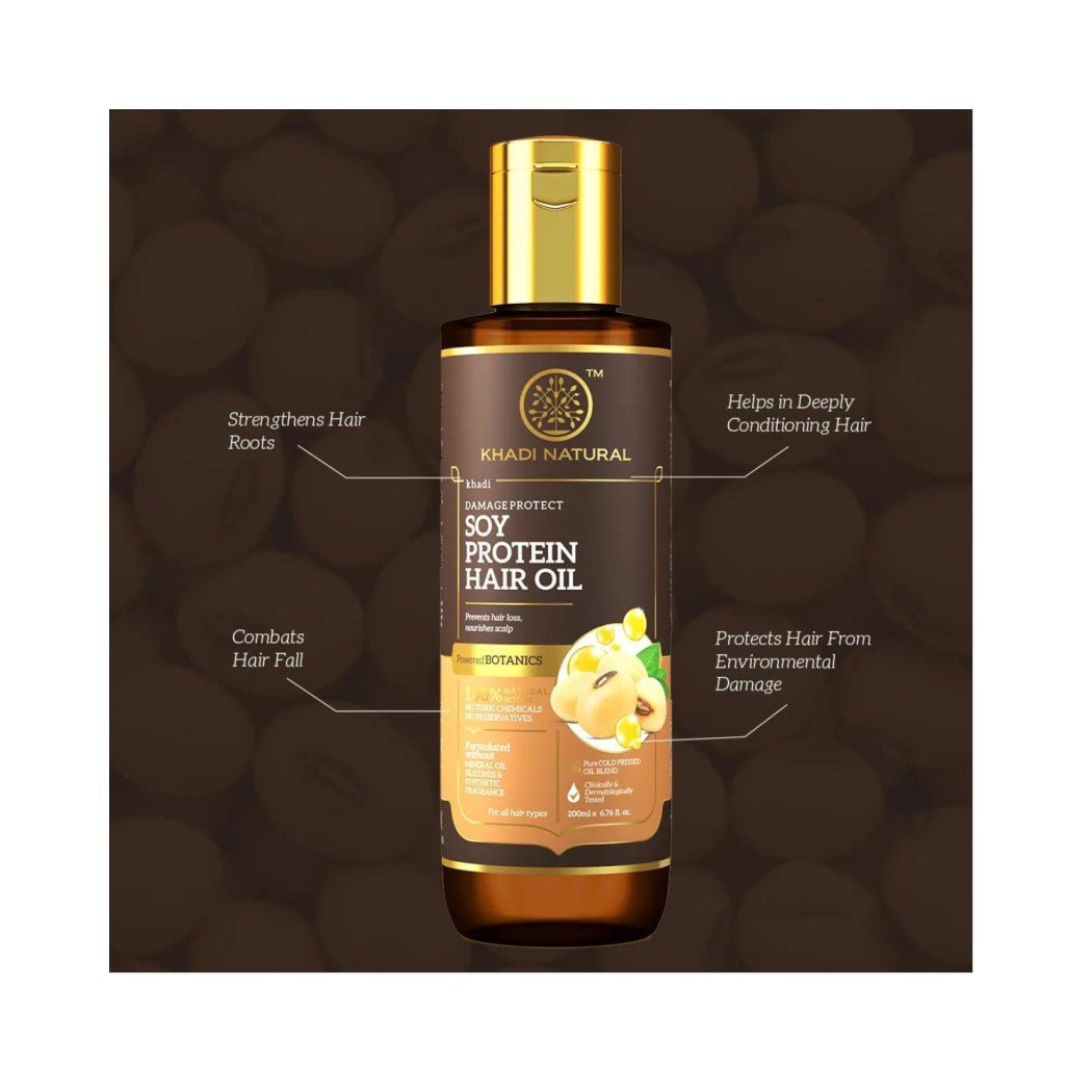 Khadi Naturals Soya Protein Hair Oil