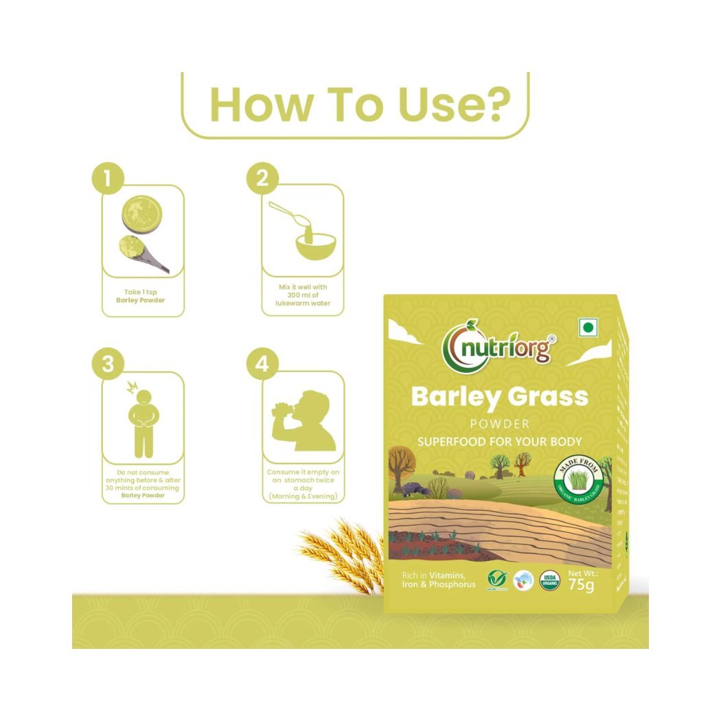 Nutriorg Barley Grass Powder