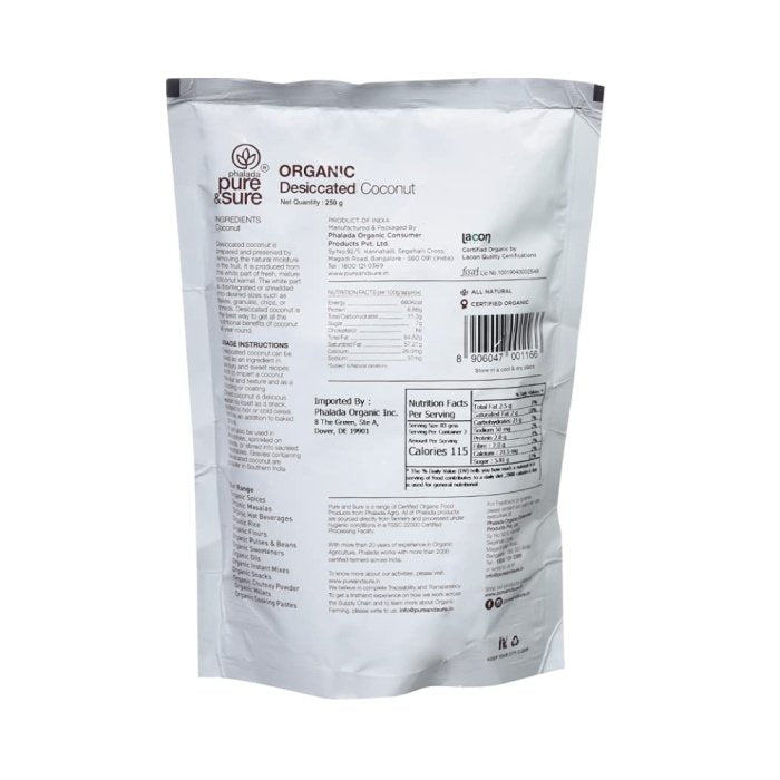 Pure & Sure Dessicated Coconut Powder