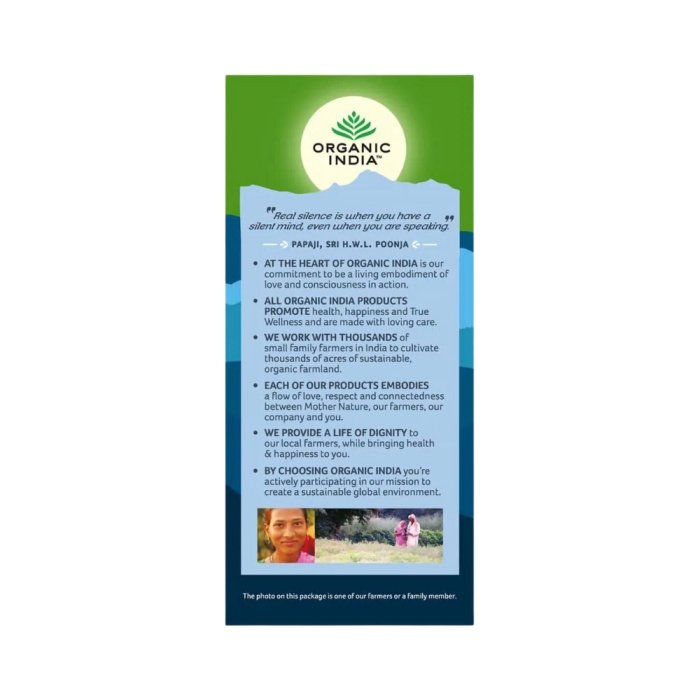 Organic India Tulsi Earl Grey Green Tea