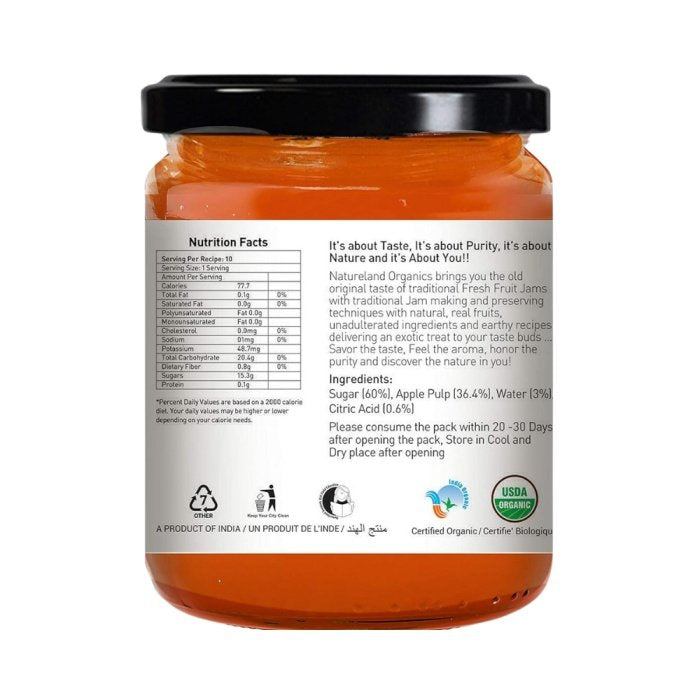 Natureland Organics Apple Jam