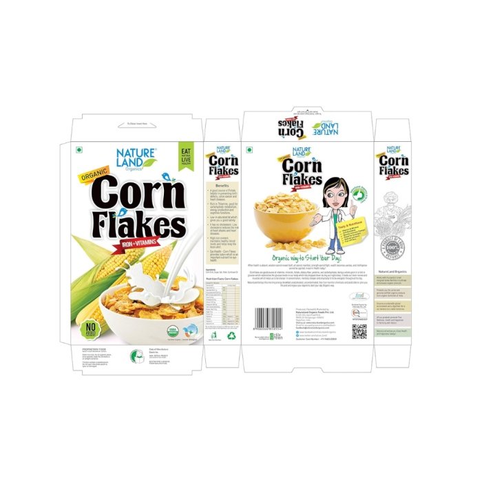 Natureland Organics Corn Flakes