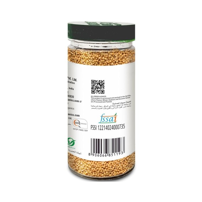 Natureland Organics Mustard Yellow Seeds