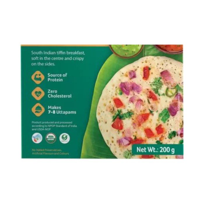 Organic Tattva Uttapam Ready Mix