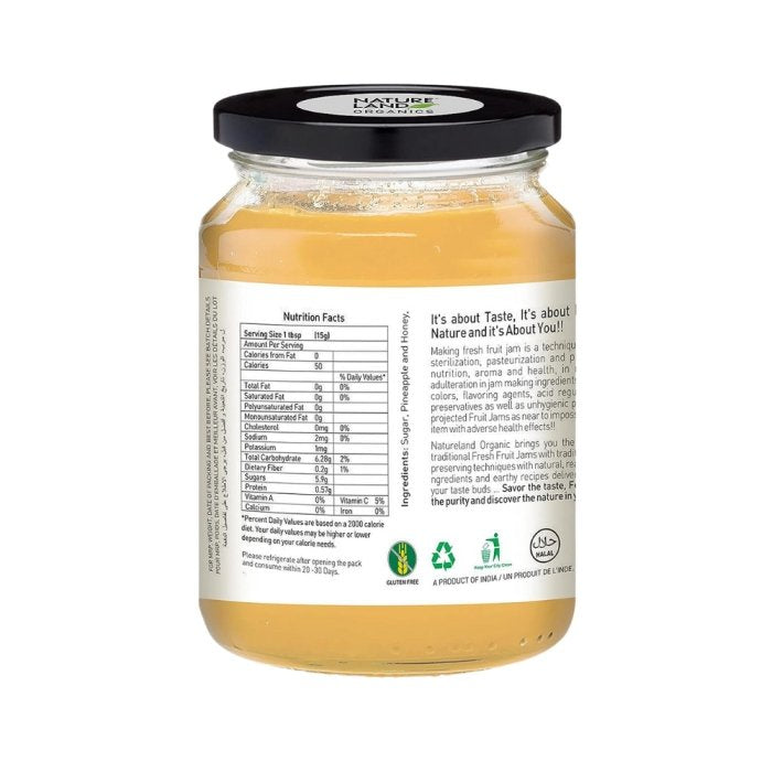 Natureland Organics Pineapple Jam