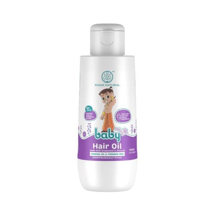 Khadi Naturals Baby Hair Oil Grapeseed & Olive