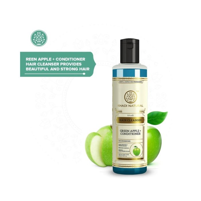 Khadi Naturals Green Apple Hair Cleanser & Conditioner