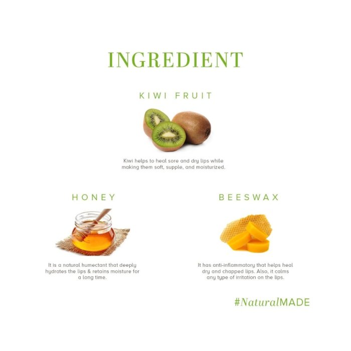 Khadi Naturals Kiwi Fruit Lip Balm