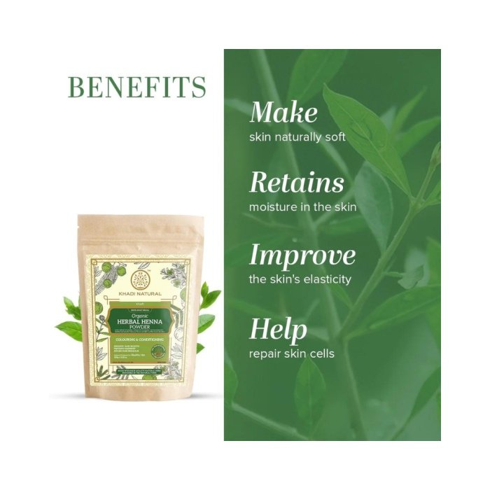 Khadi Naturals Natural Heena Powder