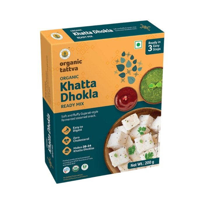 Organic Tattva Khatta Dhokla Ready Mix