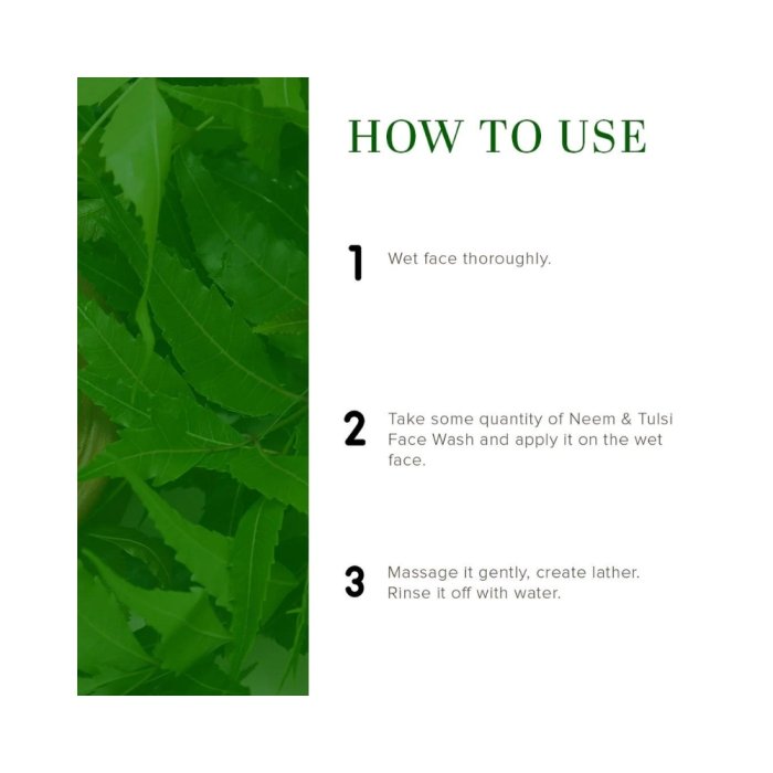 Khadi Naturals Neem & Tulsi Face Wash