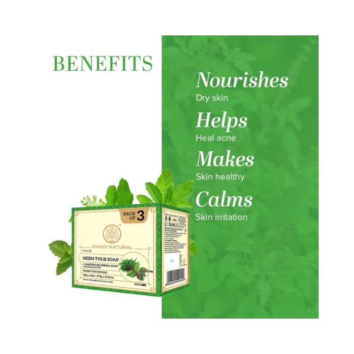 Khadi Naturals Neem Tulsi Soap