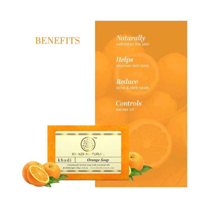 Khadi Naturals Orange Soap