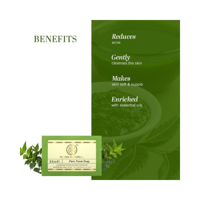Khadi Naturals Pure Neem Soap