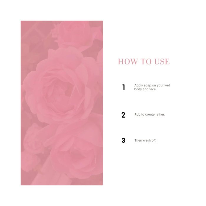 Khadi Naturals Rose Water Soap