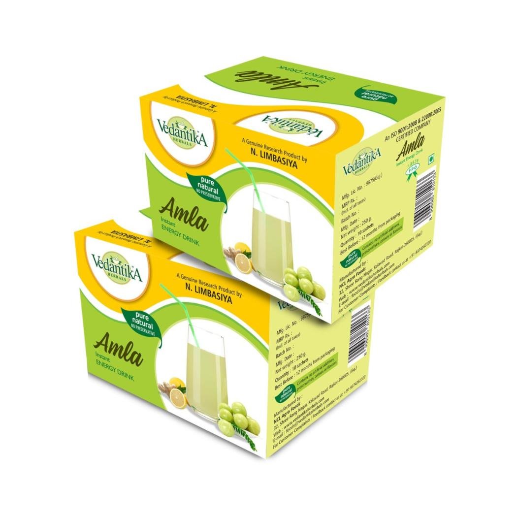 Vedantika Herbals Amla Energy Drink (10 Sachets)