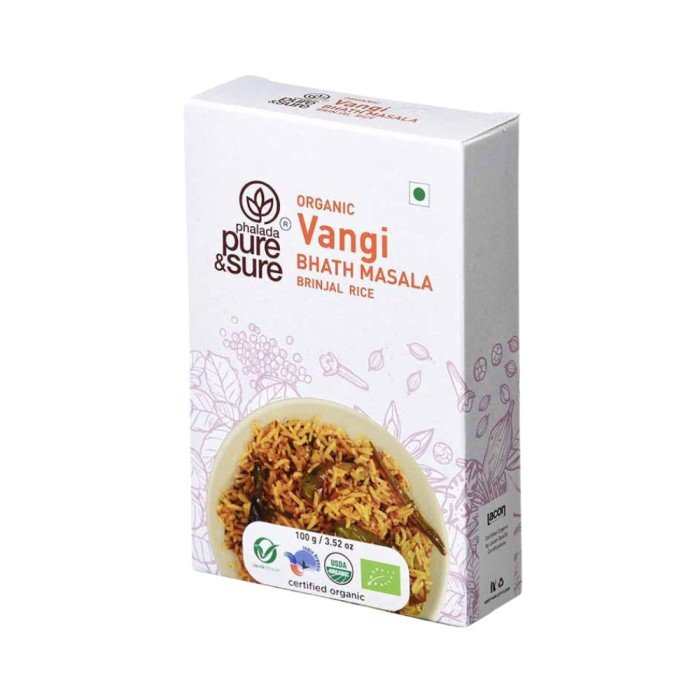 Pure & Sure Vangi Bhath Powder Brinjal Rice