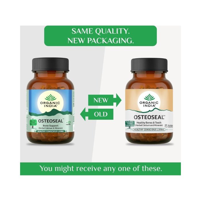 Organic India Osteosteal - Bone Support Capsule