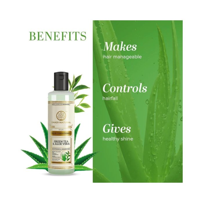 Khadi Naturals Green Tea & Alovera Hair Conditioner