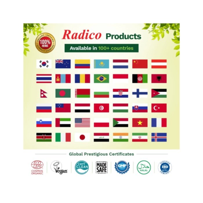 Radico Organic Natural Burgundy Color