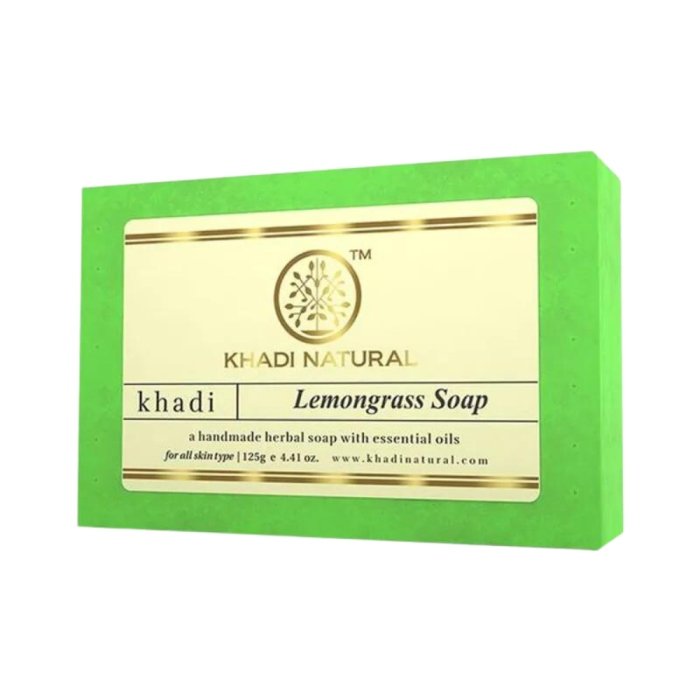 Khadi Naturals Lemongrass Soap