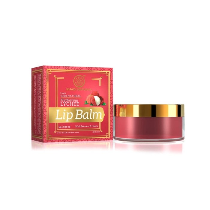 Khadi Naturals Lychee Lip Balm