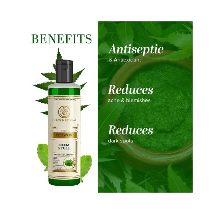 Khadi Naturals Neem & Tulsi Face Wash