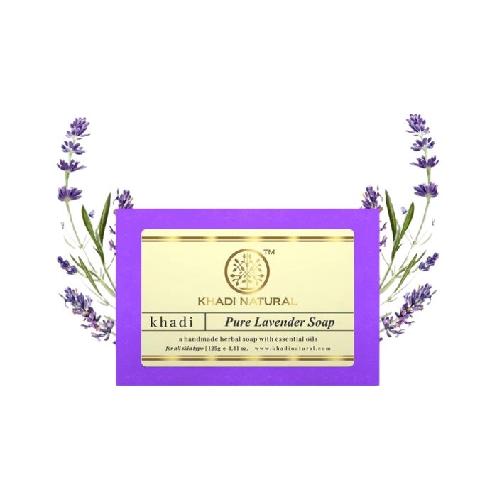 Khadi Naturals Pure Lavender Soap