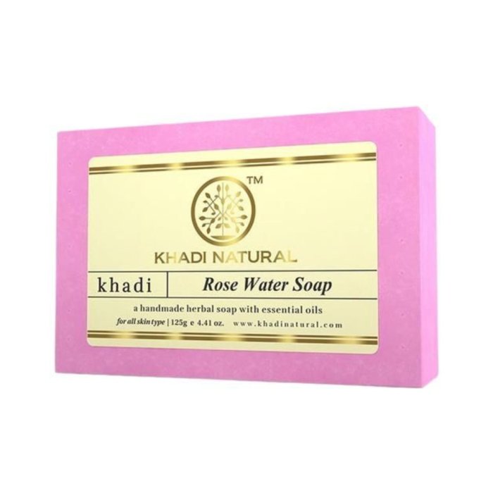 Khadi Naturals Rose Water Soap