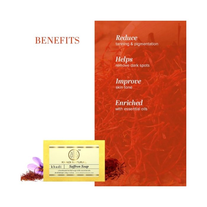 Khadi Naturals Saffron Soap
