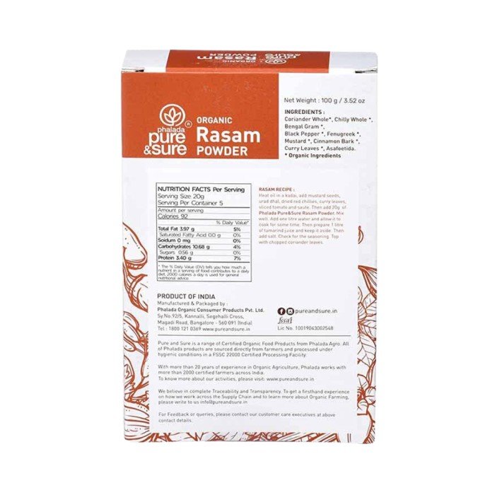 Pure & Sure Rasam Powder