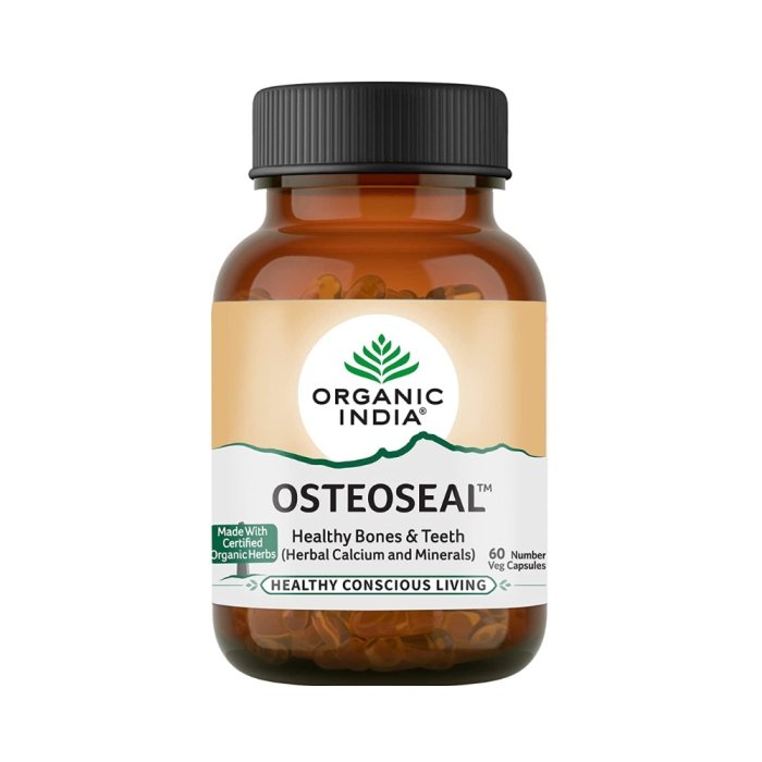 Organic India Osteosteal - Bone Support Capsule