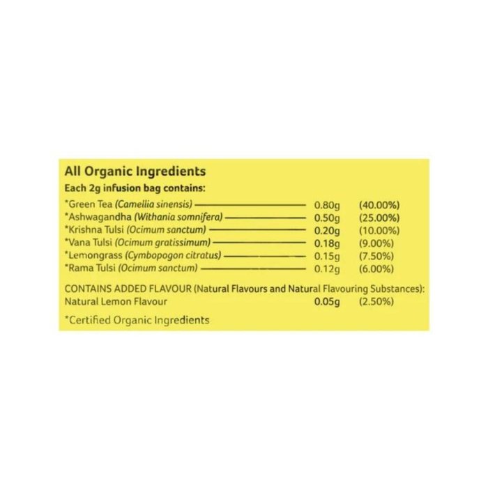 Organic India Tulsi Ashwagandha Green Tea