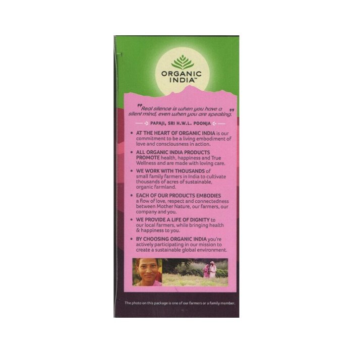 Organic India Tulsi Sweet Rose - Caffeine Free