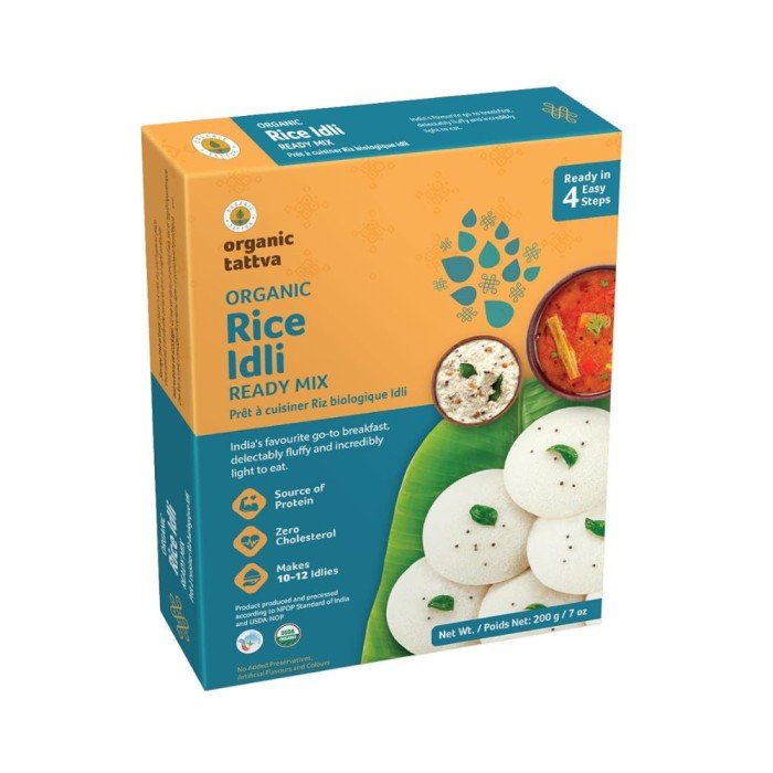 Organic Tattva Rice Idli Ready Mix