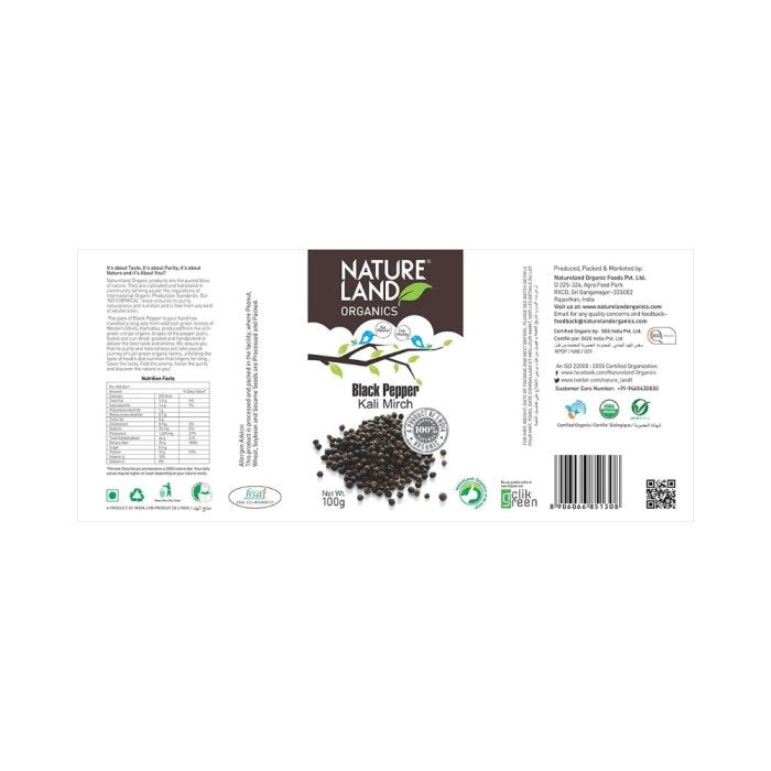 Natureland Organics Black Pepper