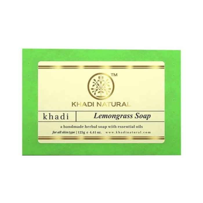 Khadi Naturals Lemongrass Soap