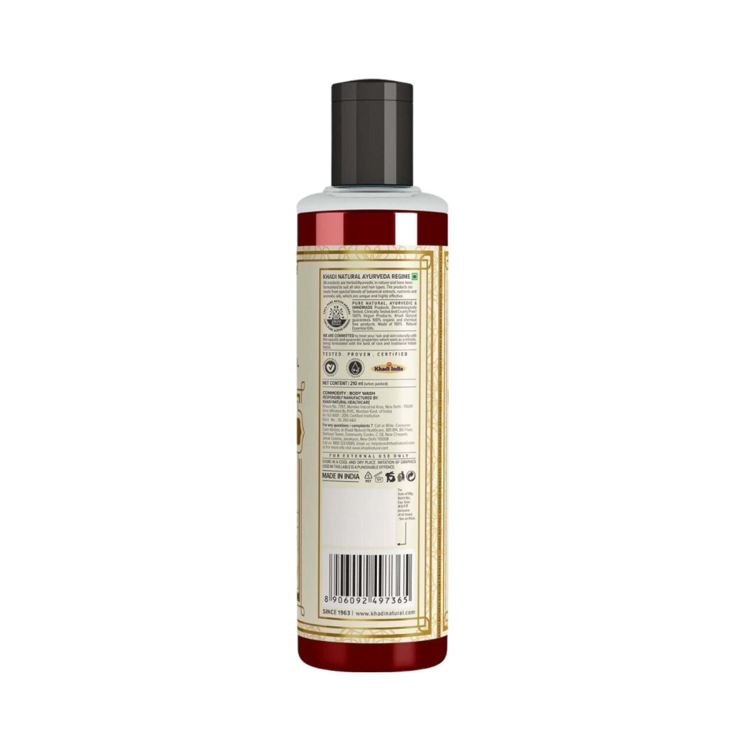 Khadi Naturals Sandalwood & Honey Bodywash