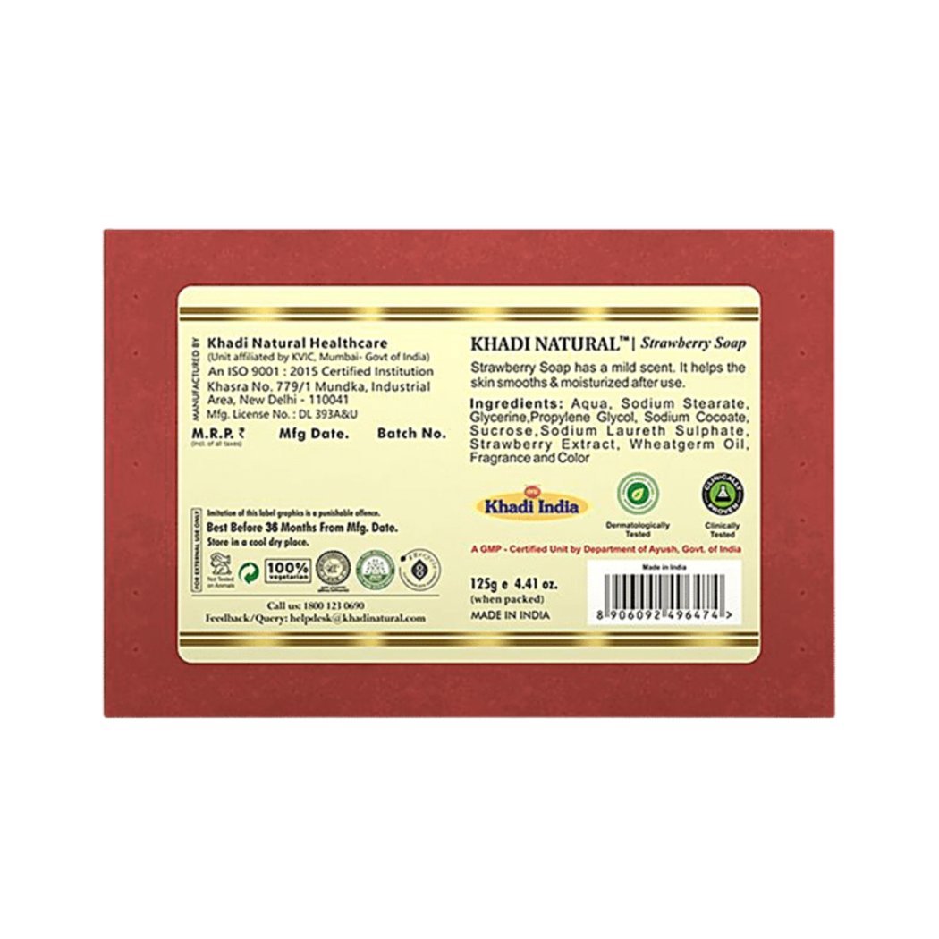 Khadi Naturals Strawberry Soap