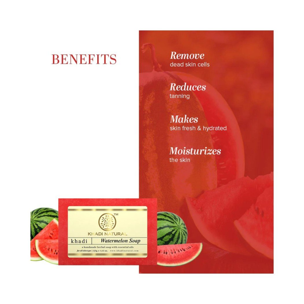 Khadi Naturals Watermelon Soap