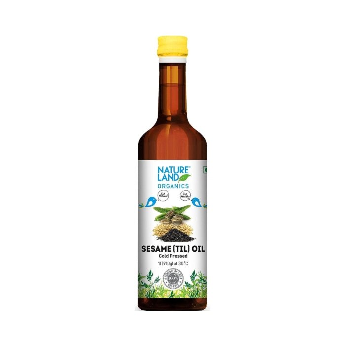 Natureland Organics Black Sesame Oil