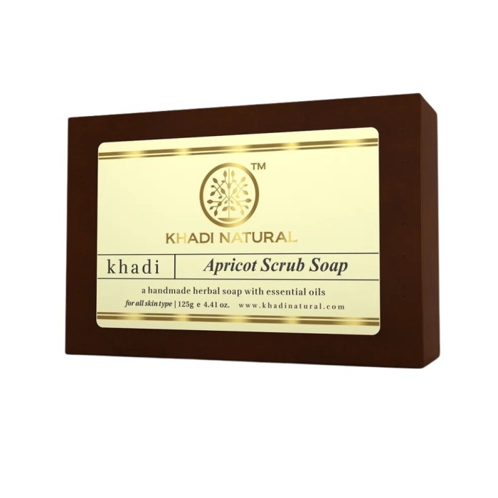 Khadi Naturals Apricot Scrub Soap
