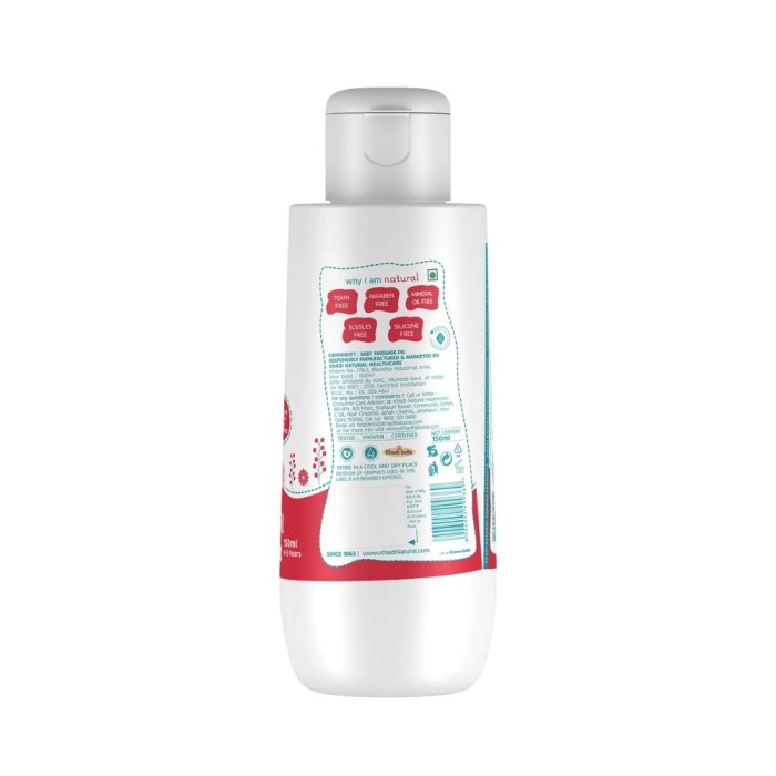 Khadi Naturals Baby Massage Oil with Coconut and Turmeric