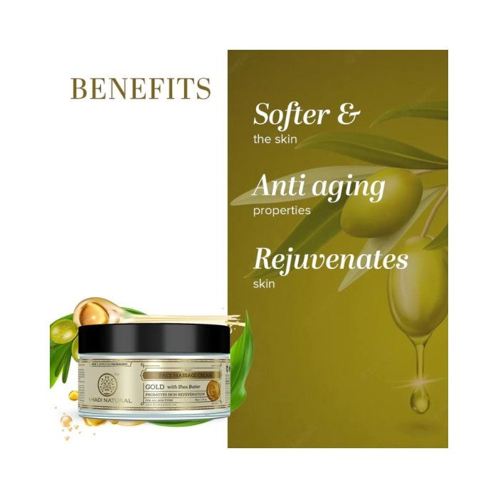 Khadi Naturals Face Gold Massage Cream